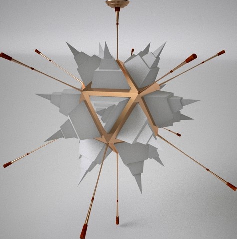 Star sputnik Chandelier