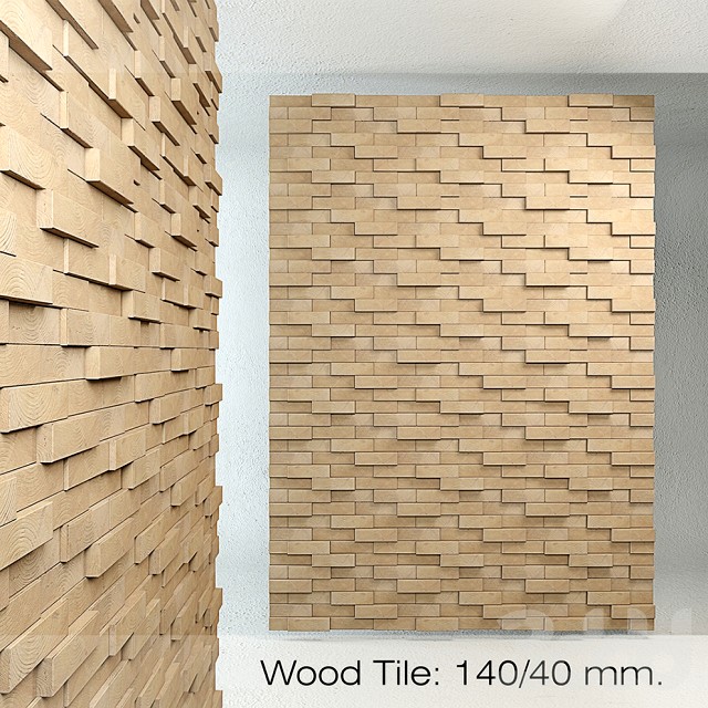 Decorative wood panels for walls.