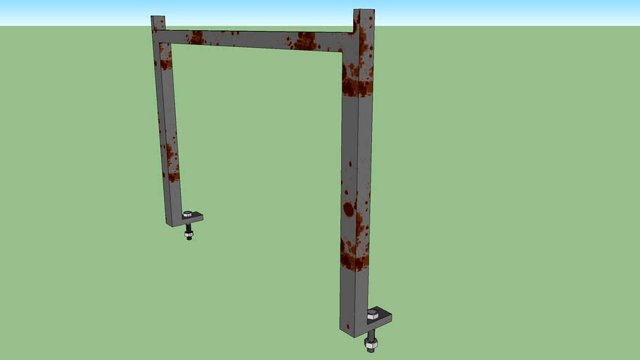 truck bed rack 3d model