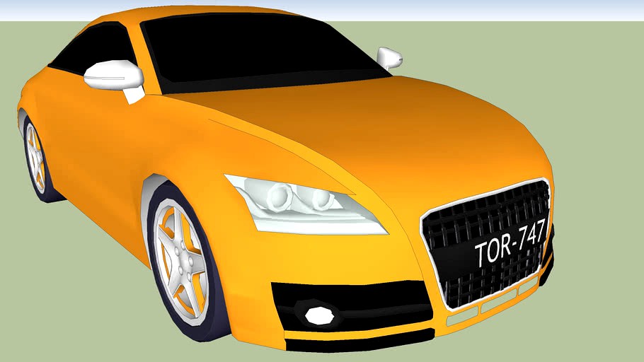 Audi TT orange