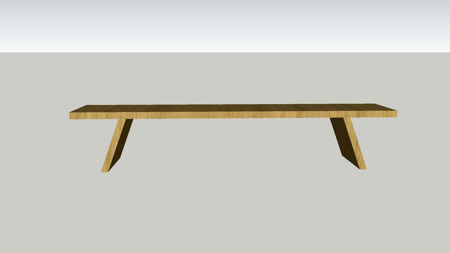 Porro Groove Bench