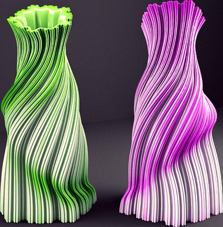 «Koch Snowflake Vase»