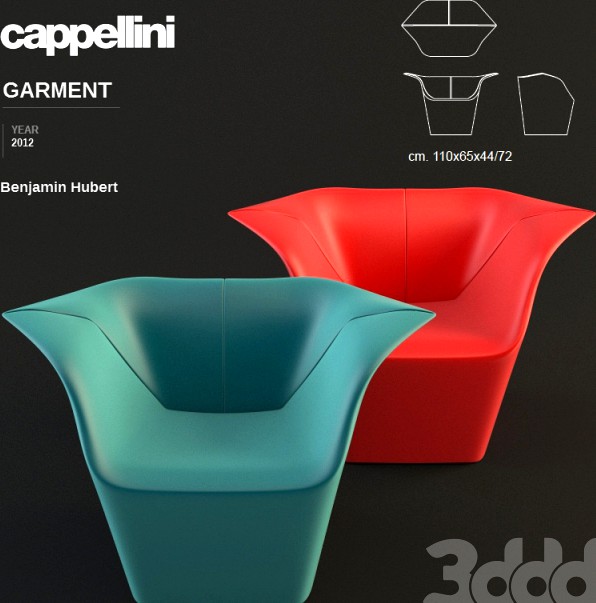 Cappellini Garment lounge chair - Benjamin Hubert - 2012