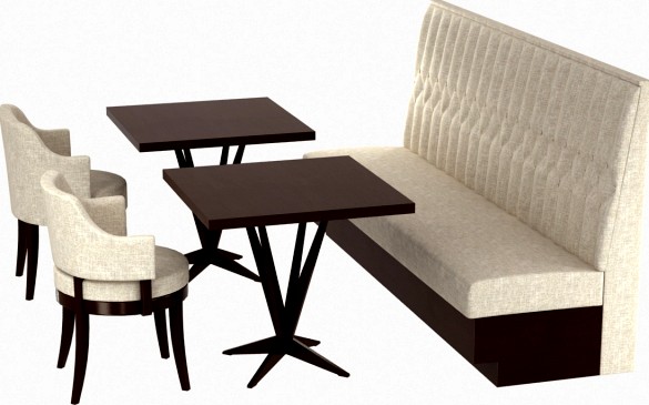 Table and chair Pastille