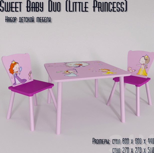 Набор детской мебели Sweet Baby Duo (Little Princess)