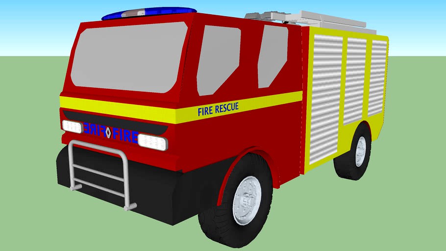 London Fire Brigade Pumper-Ladder truck