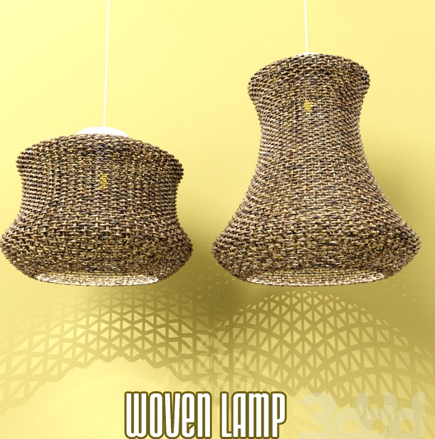 Woven lamp