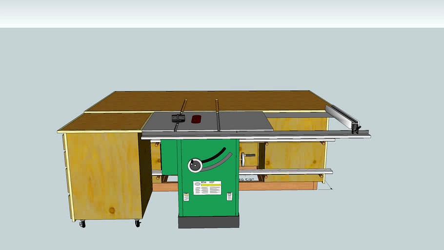 Table Saw Outfeed Table