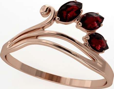 Gold Ruby Ring
