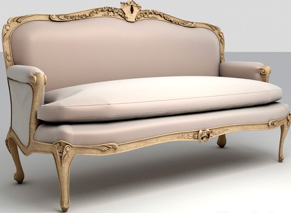 Classic Louis XV style sofa