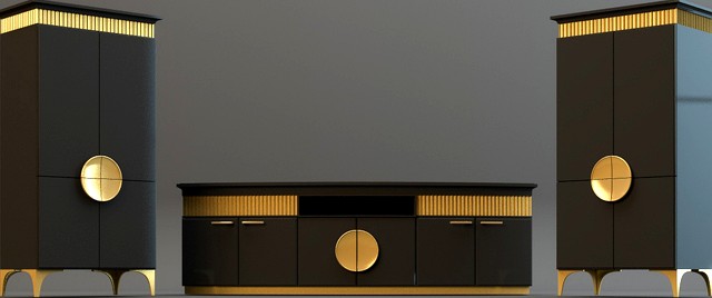 Комод и шкаф Ар-деко