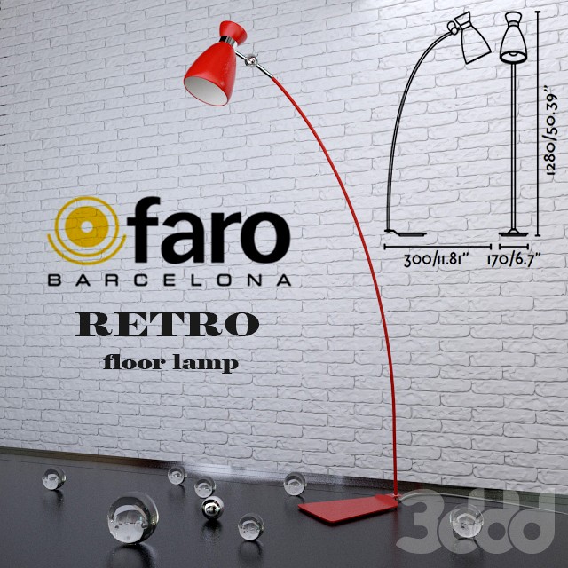 FARO RETRO  floor lamp