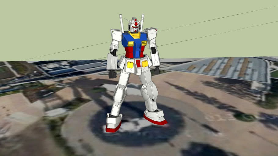 お台場 Divercity ガンダム 3d Model