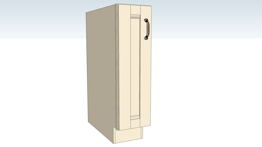 Base Single Door with Tray Divider