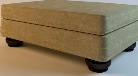 Ashley Lilly - Caramel Ottoman 32602-14