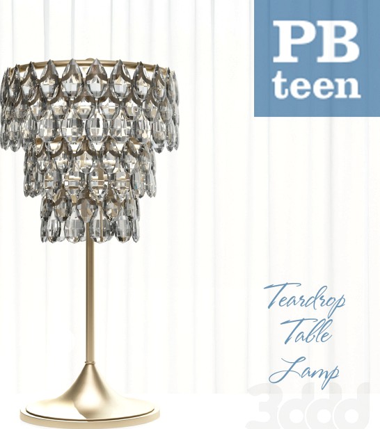 Pottery Barn Teardrop Table Lamp