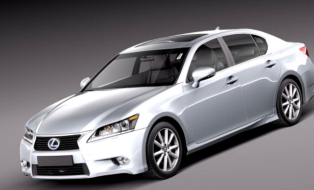 Lexus GS 300h 2014 3D Model