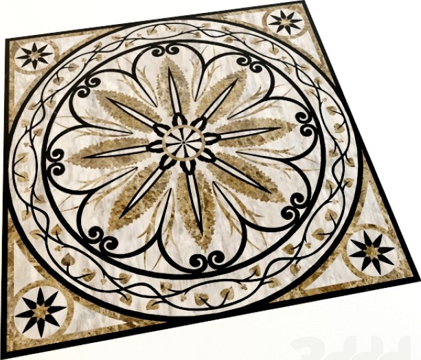 панно из мрамора