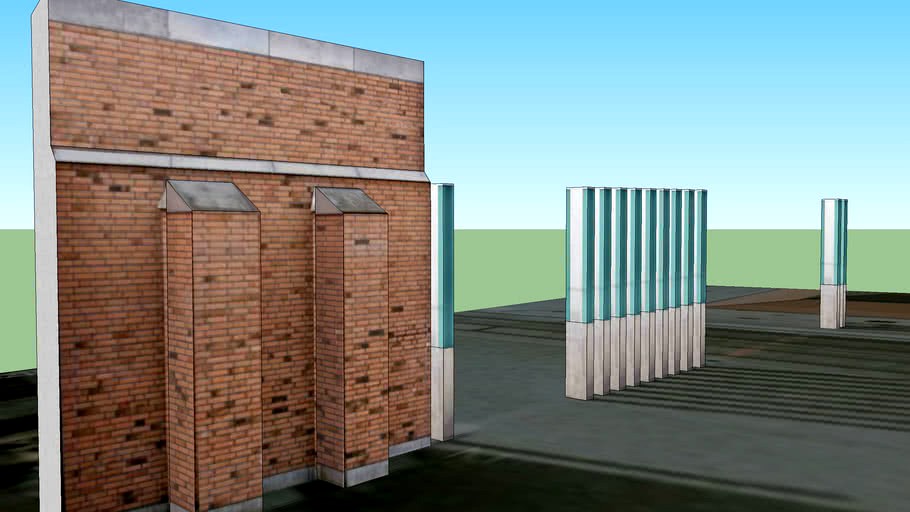 Restored Wall Part in Rostock City