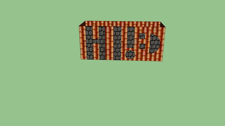 Shingle box with message