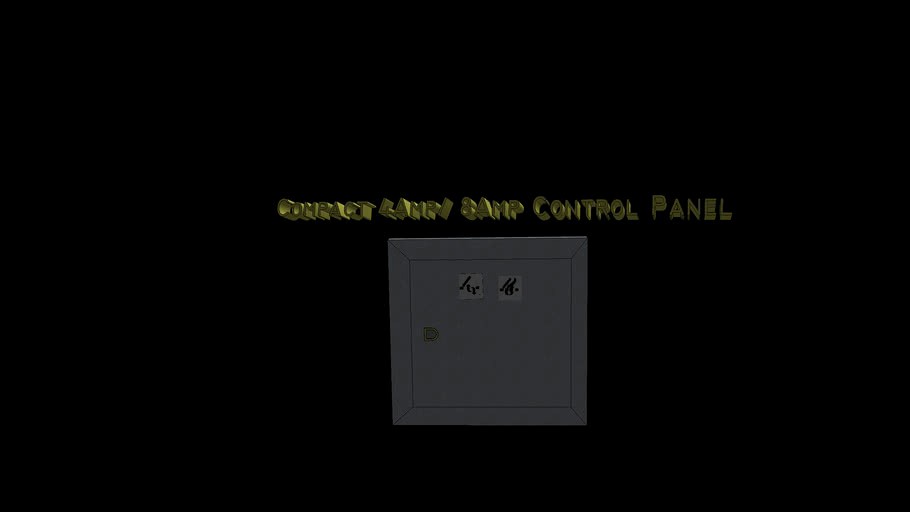 Compact 4 Amp / 8 Amp Control Panel