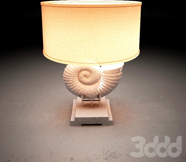 Amonite table lamp