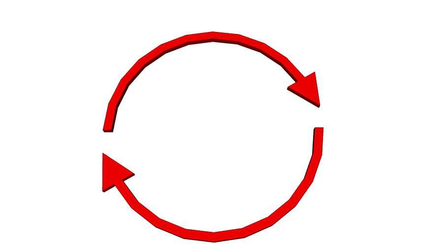 Rotate symbol (3D)