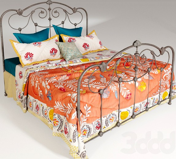 Anthropologie Lydia Bed king size