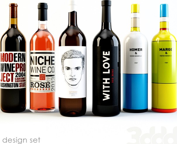 Bottles of wine | Design