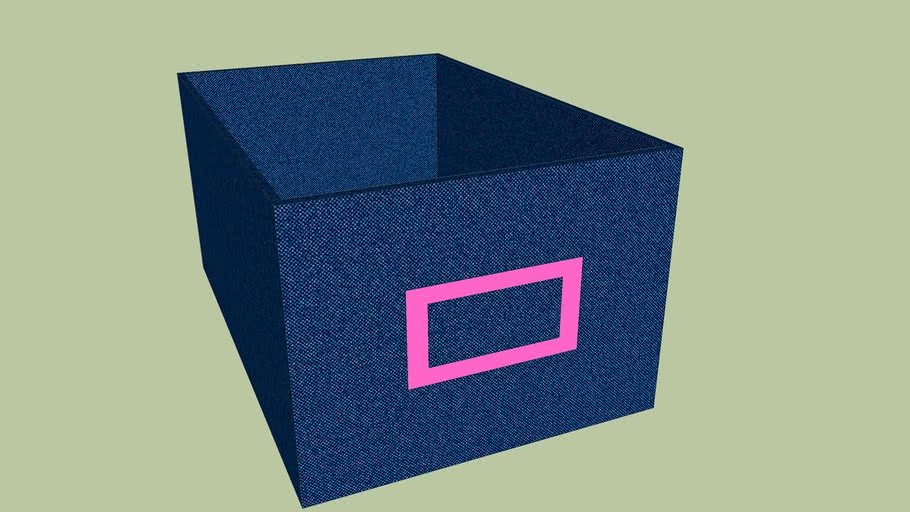 Blue storage box