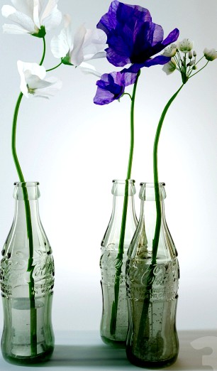 decor from a Coca bottle