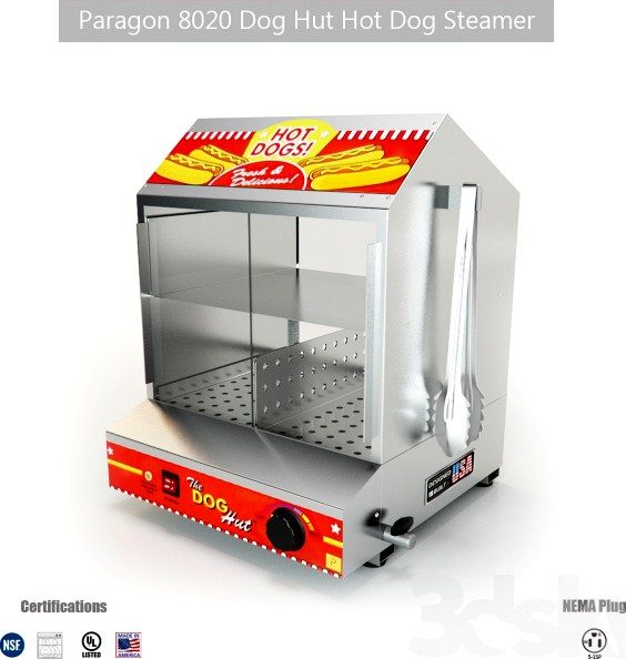 Paragon 8020 Hot dog steamer