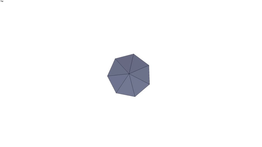 Pirâmide Heptagonal