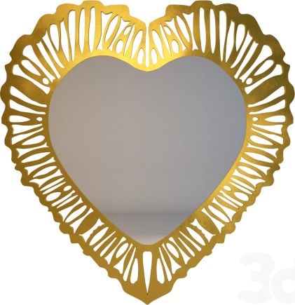 Mirror especchio-arsenico-oro