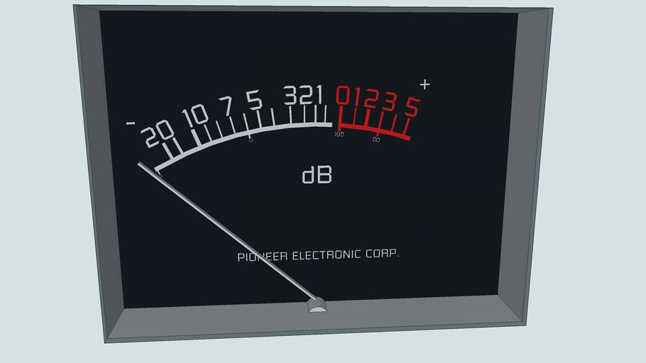 Pioneer Electronic Corp. dB / Vu Meter