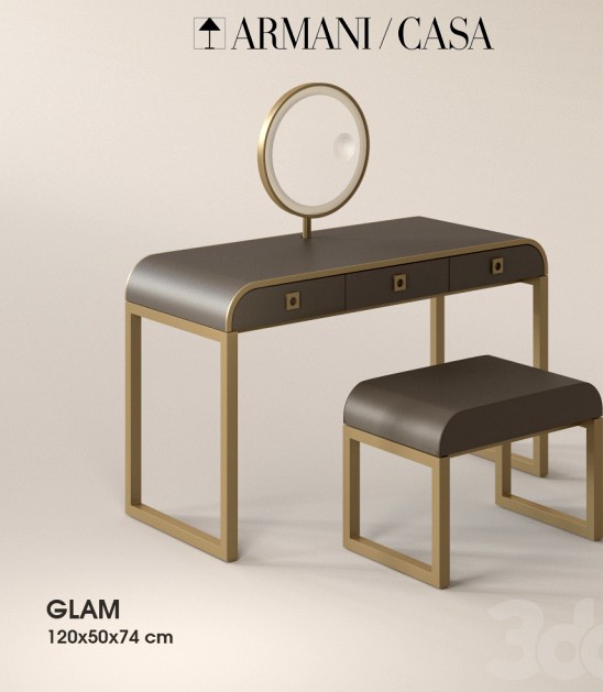 Armani Casa- dressing table (coiffeuse)- GLAM