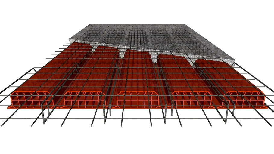 Solaio in latero/cemento 3d model