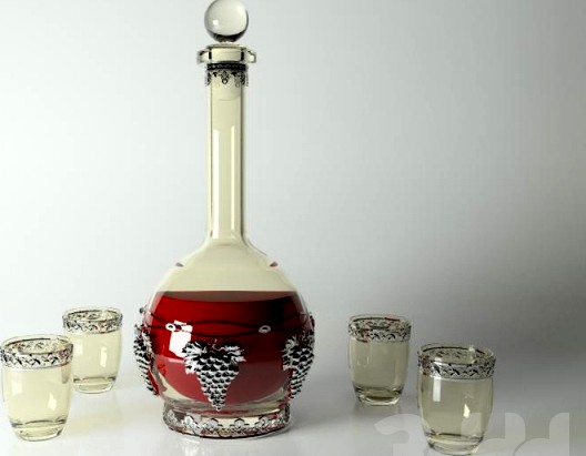 Wine Set Grape