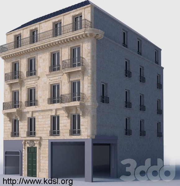 Haussmanian parisian building
