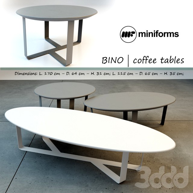 Miniforms BINO, Столики