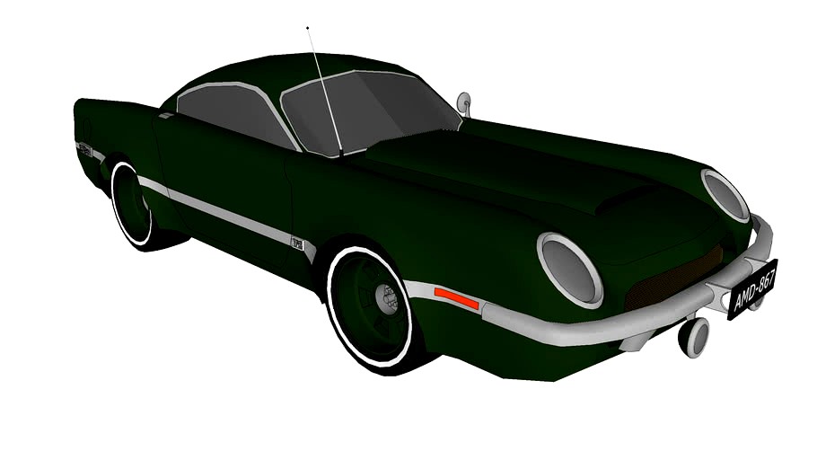 Classic sports car