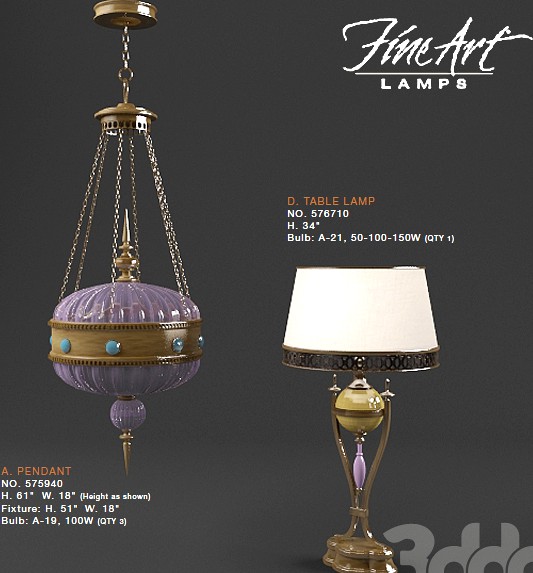 Fine Art Lamps BYZANCE