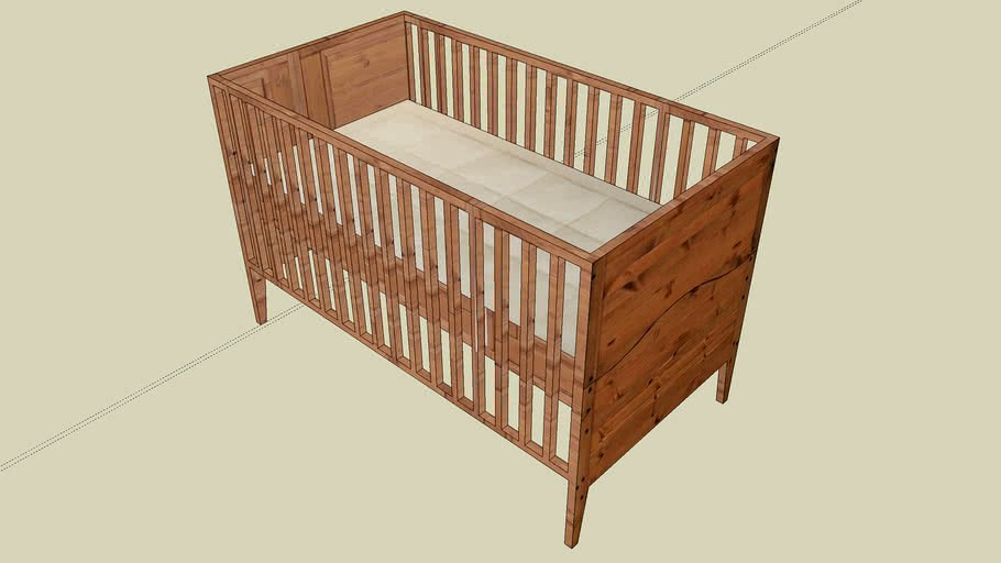 IKEA Diktad Kinderbett 3d model