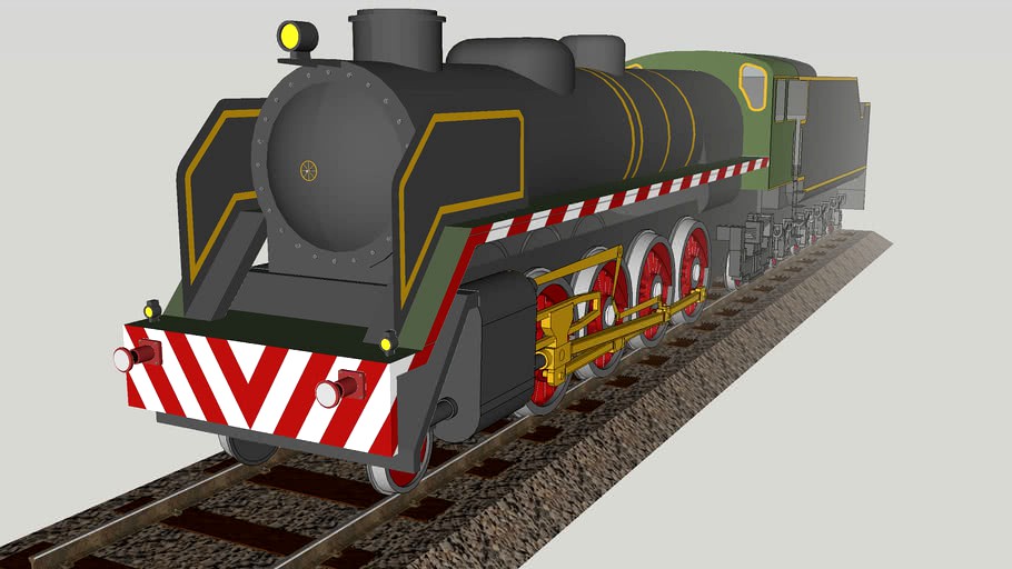 Steam locomotive Mikado