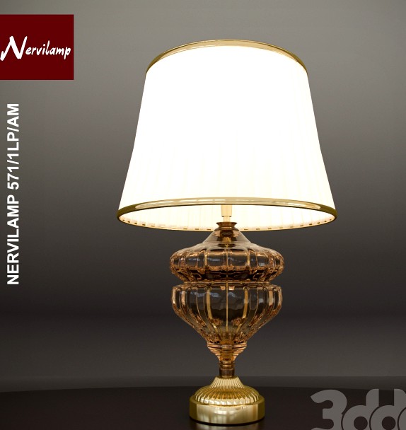 Настольная лампа NERVILAMP 571/1LP/AM