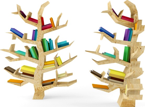 Дерево полки