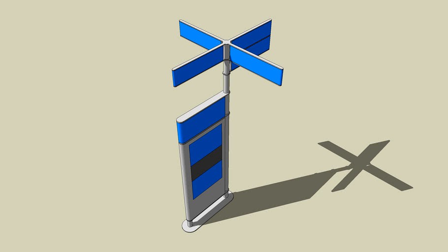 Dublin wayfinding sign