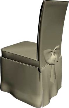 Стул с бантом