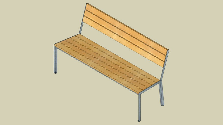 A11 12 5 40 light bench 150 without armrests