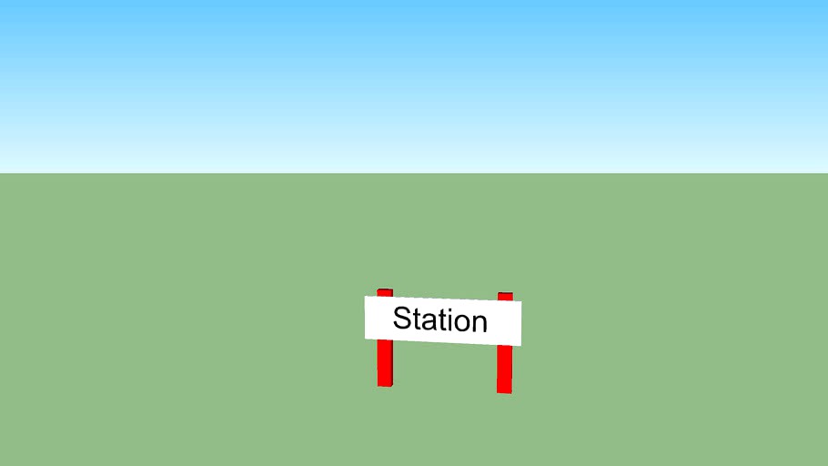 Station Sign - Sketchby